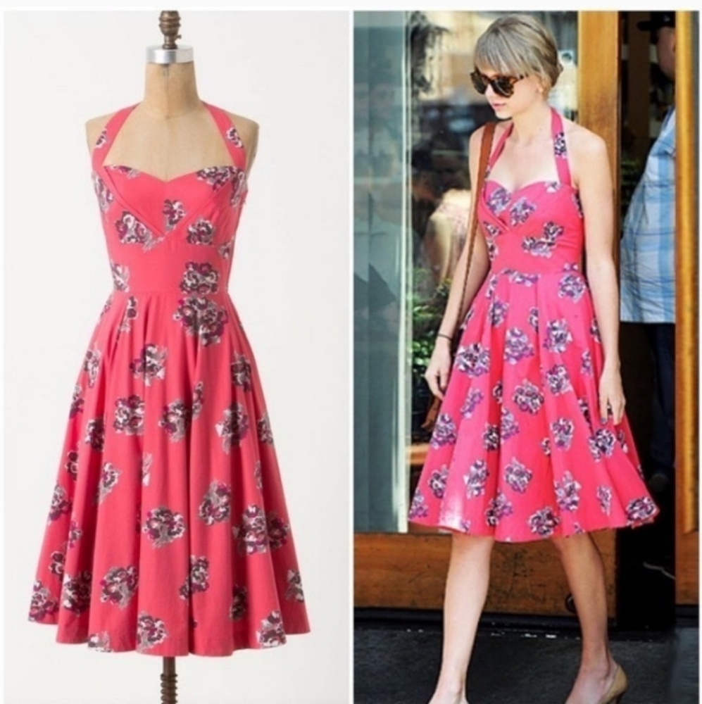 Anthropologie Floral Dress as seen on Taylor Swift